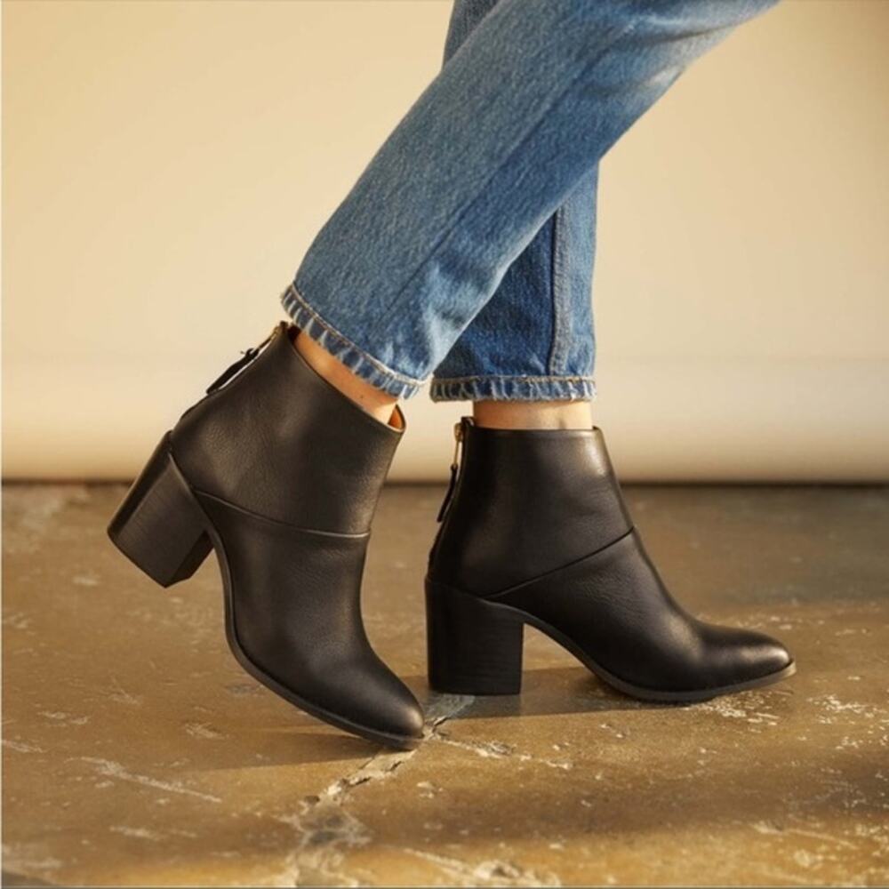 Nisolo Dari Black‎ Leather Boots Size 8.5